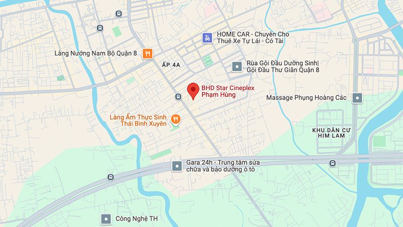 Hướng dẫn đi đến rạp BHD Phạm Hùng