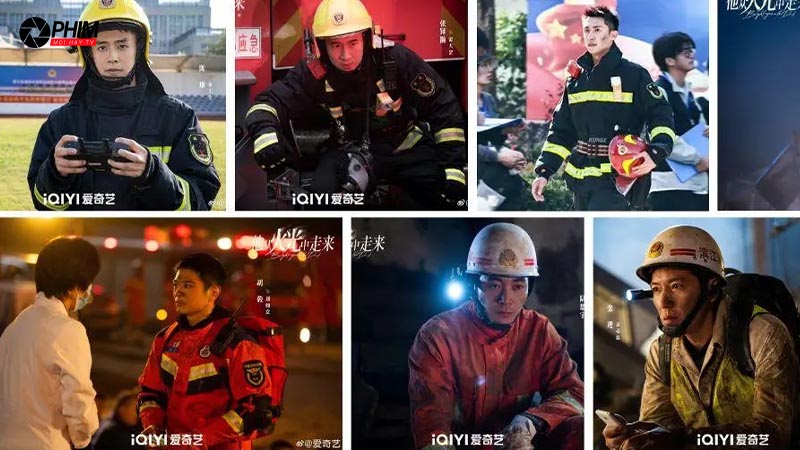Anh Ấy Bước Ra Từ Ánh Lửa được xây dựng một cách cân đối, kết hợp hài hòa giữa yếu tố hành động và tình cảm